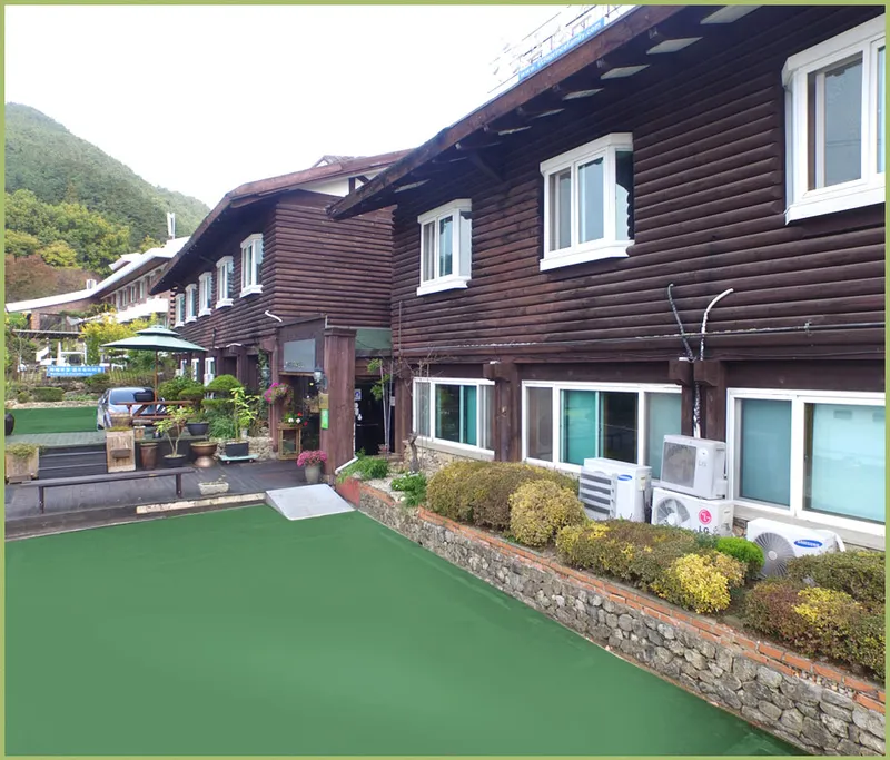 [Gurye] A comfortable environment and an old-fashioned log cabin atmosphere pension #Ondol A 4