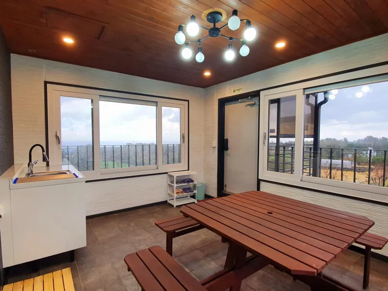[Jocheon, Jeju] 2nd floor (family type) private accommodation with a large yard (Norumadang) 14