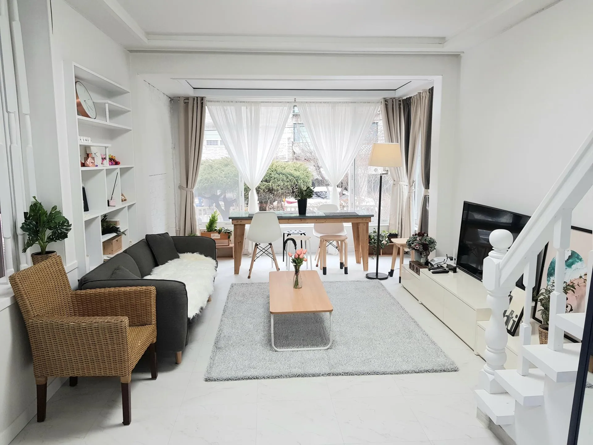 Wabu-eup Three-Bedroom House with Yard