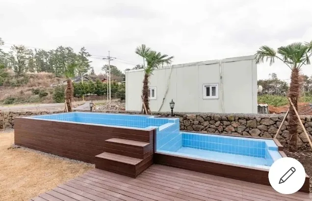 [Aewol, Jeju] A cozy, white-toned, three-room, two-story house with a private pool. 74