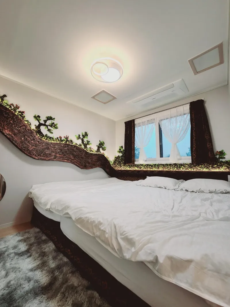 [Gujwa, Jeju] 500-pyeong Garden, Duplex, Hinoki, Fireplace, Steam Room, Barbecue #104 23