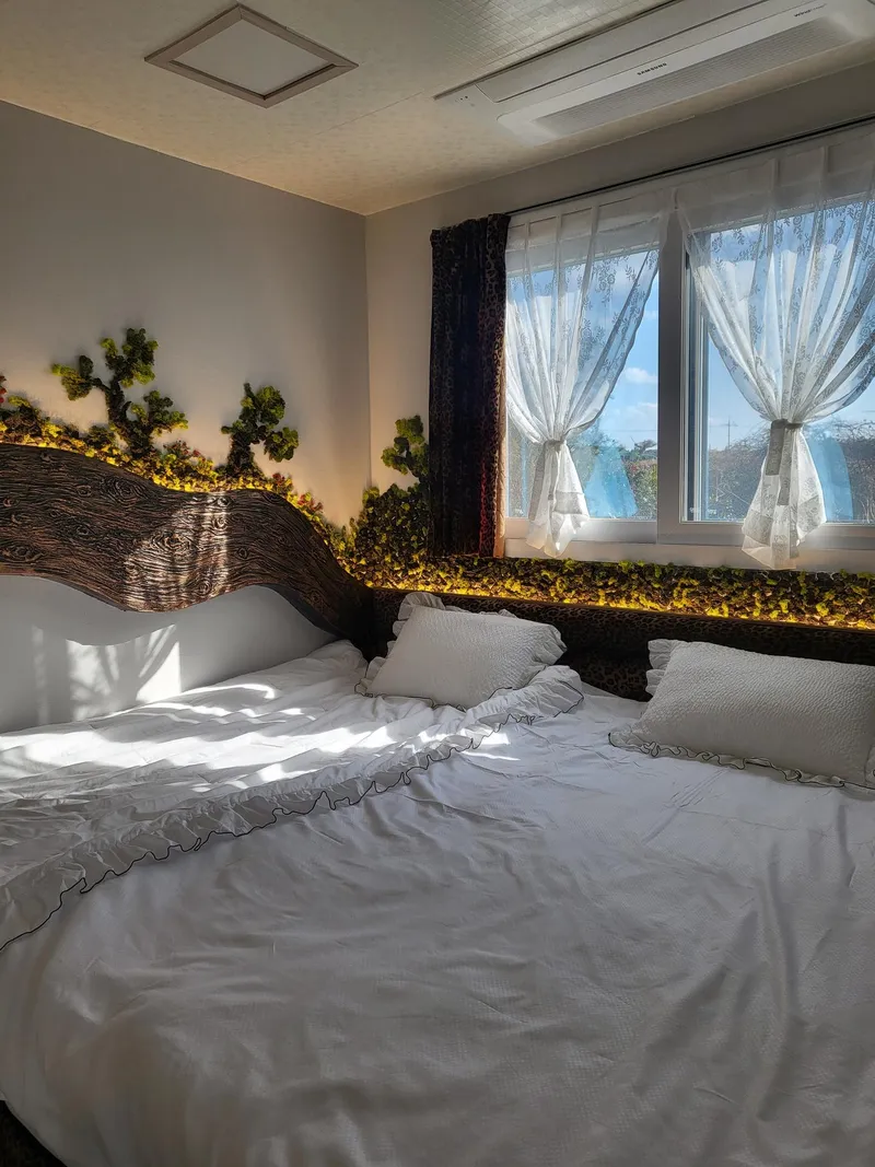 [Gujwa, Jeju] 500-pyeong Garden, Duplex, Hinoki, Fireplace, Steam Room, Barbecue #104 34