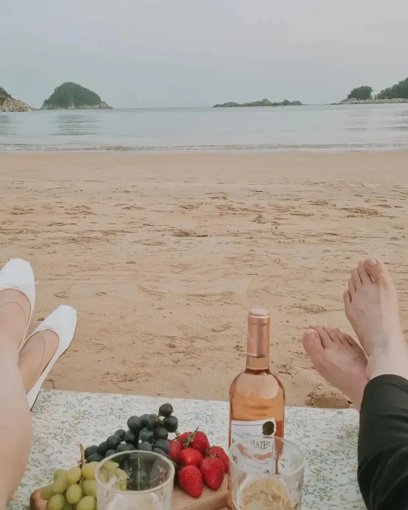 [Namhae] Ocean view yard private house healing fire pit 3 minutes from Eunmosae Beach Namhae Soul City 55