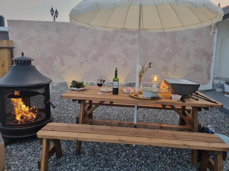 [Namhae] Ocean view yard private house healing fire pit 3 minutes from Eunmosae Beach Namhae Soul City 17