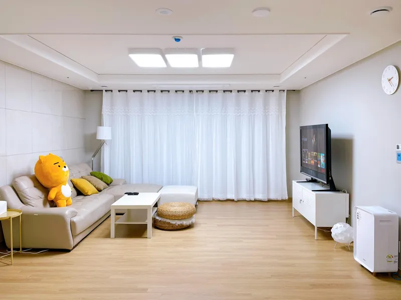 [인천 검단] 여유로운휴식/신축32평아파트/룸3최대6명/넷플릭스/50인치TV 42