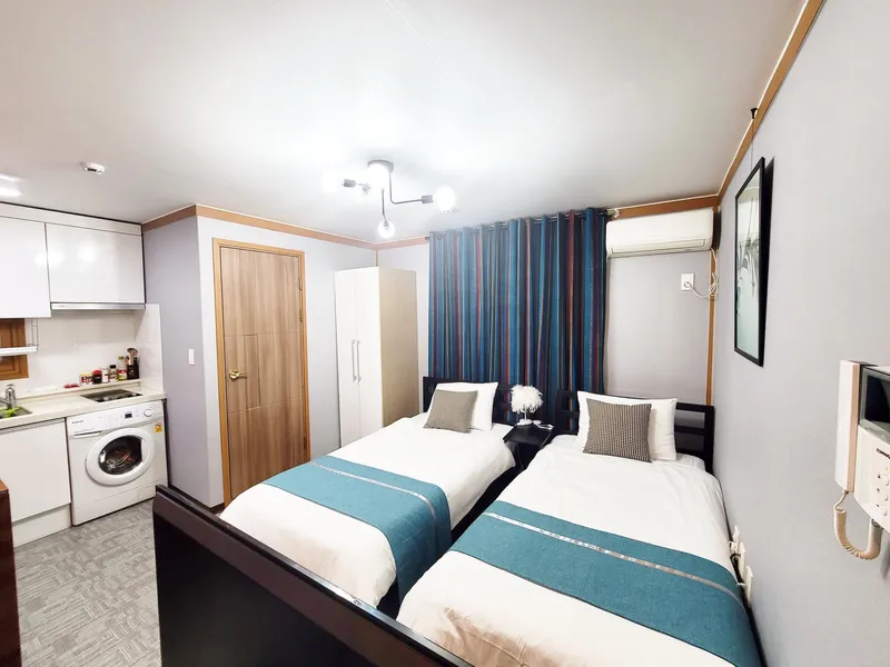 [Mapo, Seoul] Clean one-room apartment #203 near Mangwon Hangang-gil 8