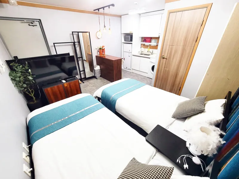 [Mapo, Seoul] Clean one-room apartment #203 near Mangwon Hangang-gil 6