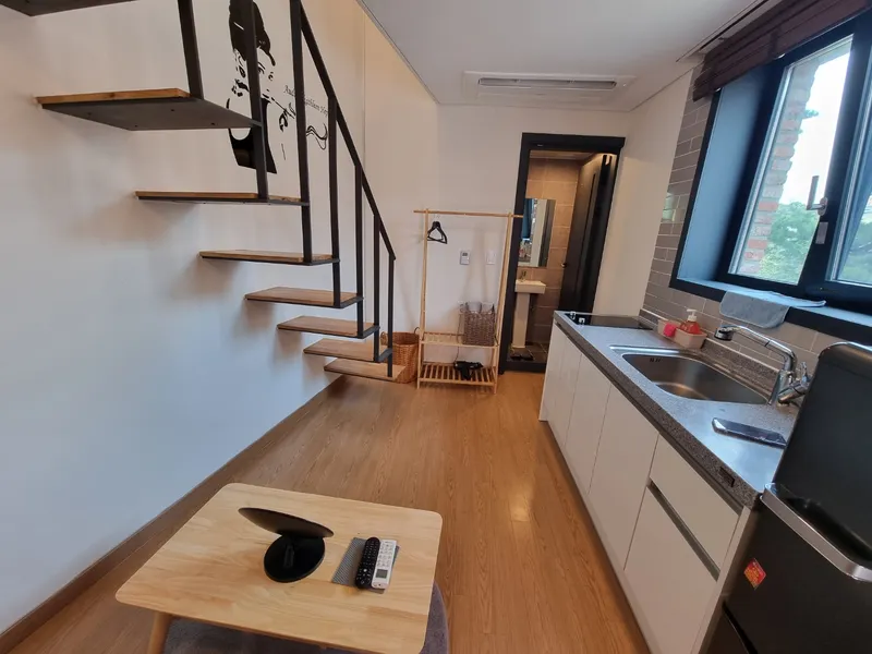 [Gangneung] Private villa near Gangmun Beach, cost-effective, 1-person mini duplex 3