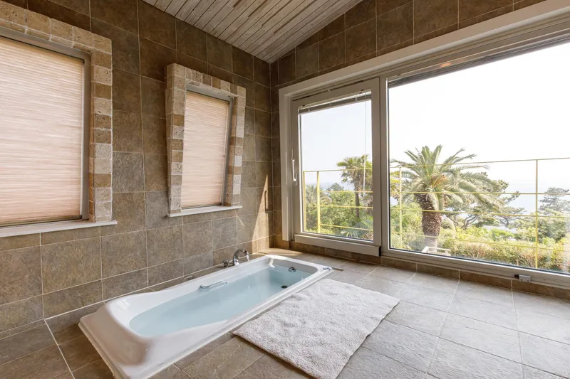 [Hogeun-dong, Seogwipo] New special price Ocean view two-room 3-story independent pension pool villa swimming pool Olle-gil A 14