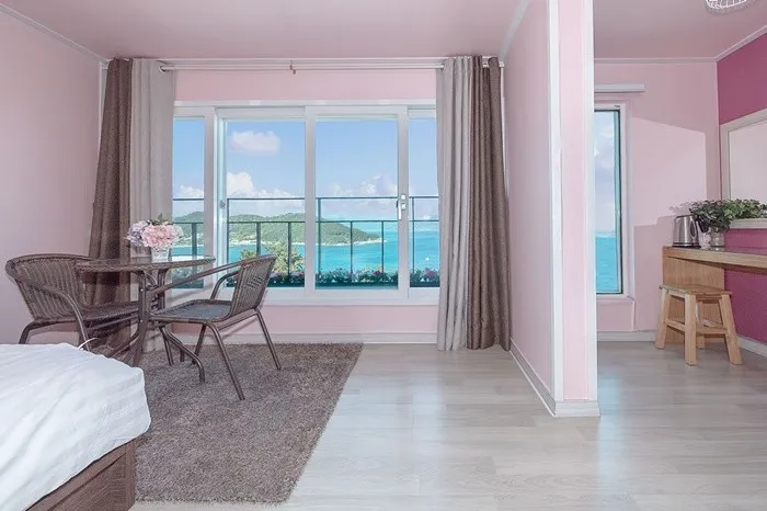 [Yeosu] Ocean view 2-person room with sunrise view #Maison Latte 7