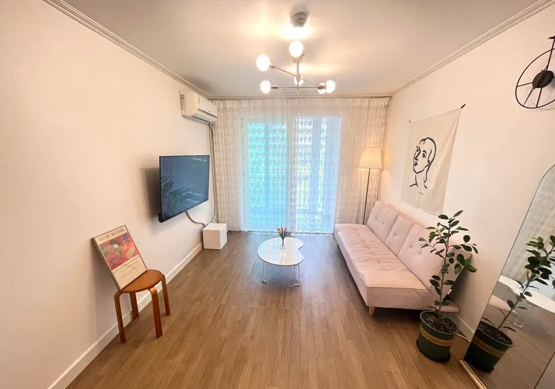 [Dobong, Seoul] Changdongcho Station area/Full options/Large 19-pyeong apartment/Forest area/Netflix/5 people 7