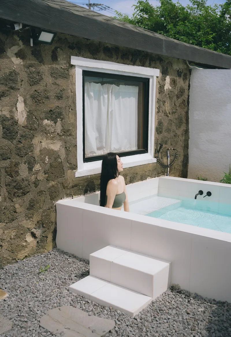 [Hallim, Jeju] Stone house with Geumosan #Two-room/Private Jacuzzi/High stone wall 20
