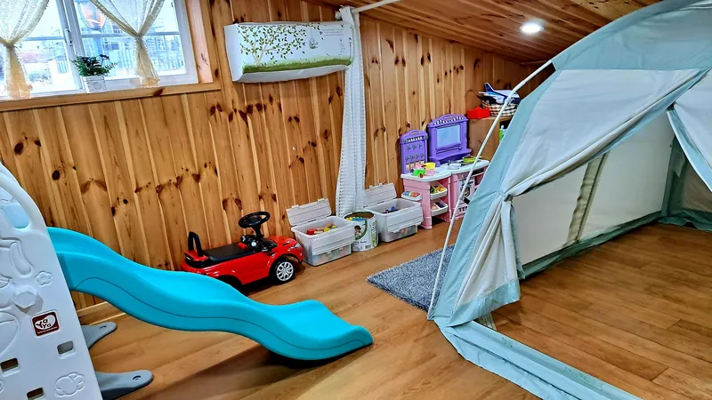 [Haean-dong, Jeju] Kids Pension, Family Pension, Blue Grassland Horse Ranch right in front of Jeju Airport (16 pyeong single-family duplex) 6