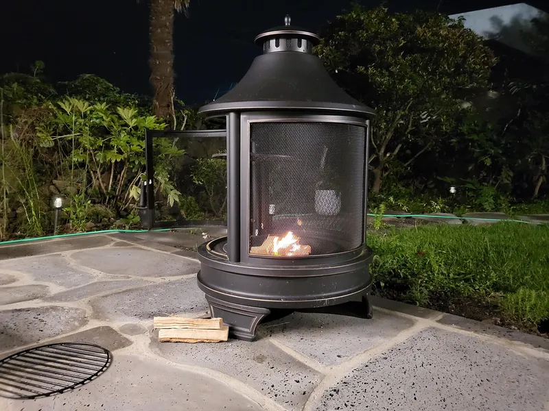 [Hallim, Jeju] A country stone house with a pretty yard and rafters 64