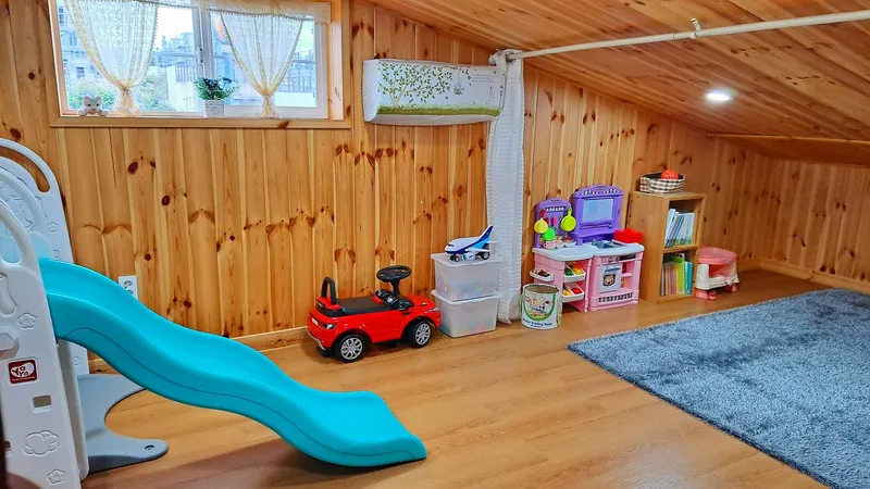 [Haean-dong, Jeju] Kids Pension, Family Pension, Blue Grassland Horse Ranch right in front of Jeju Airport (16 pyeong single-family duplex) 5