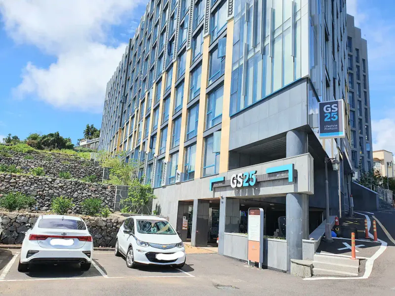 [Jungmun-dong, Seogwipo] Bed lying ocean view 4F 2 person full option cooking possible convenient transportation (450) 28