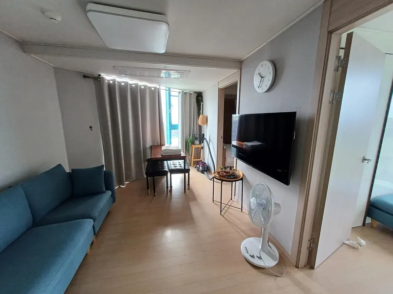 [Jungmun-dong, Seogwipo] Jungmun Ocean, Top Floor, Two Rooms, 1 Queen Bed, 1 Super Single, Ocean View, Suite Room 58