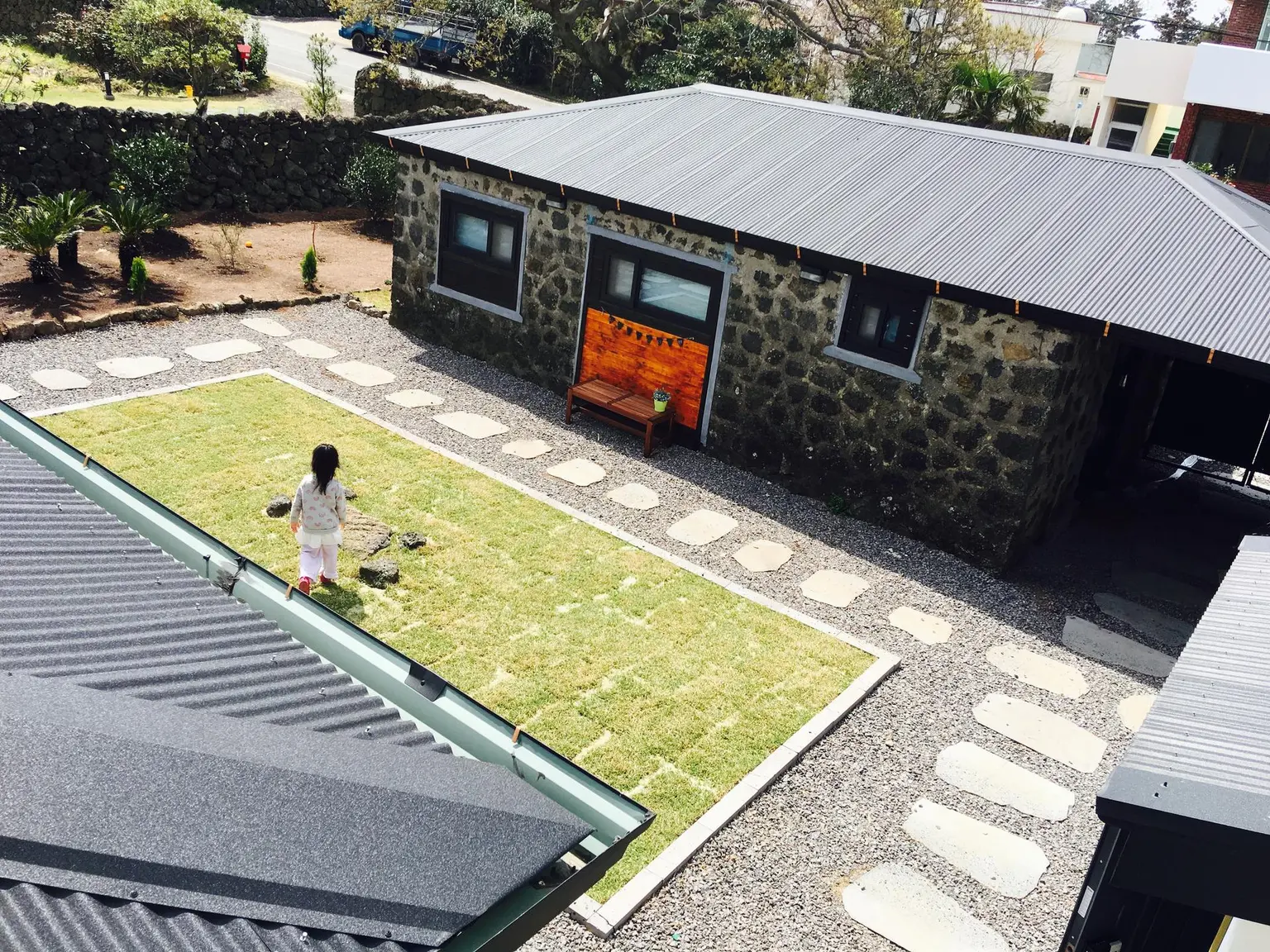 济州翰林 明月里济州风情美丽石墙住宅 #两室一厅独立式住宅 #儿童房 #明月住宅 - main image