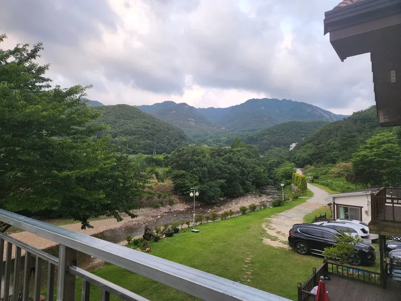 [충남 논산] 대둔산의 경치와 수락저수지가 펜션안에 있는 시골살기 #별실 6