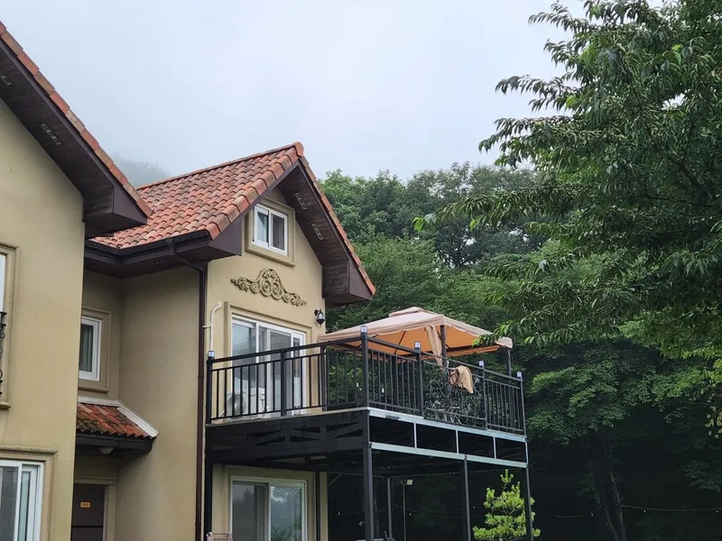 [충남 논산] 대둔산의 경치와 수락저수지가 펜션안에 있는 시골살기 예실2 10