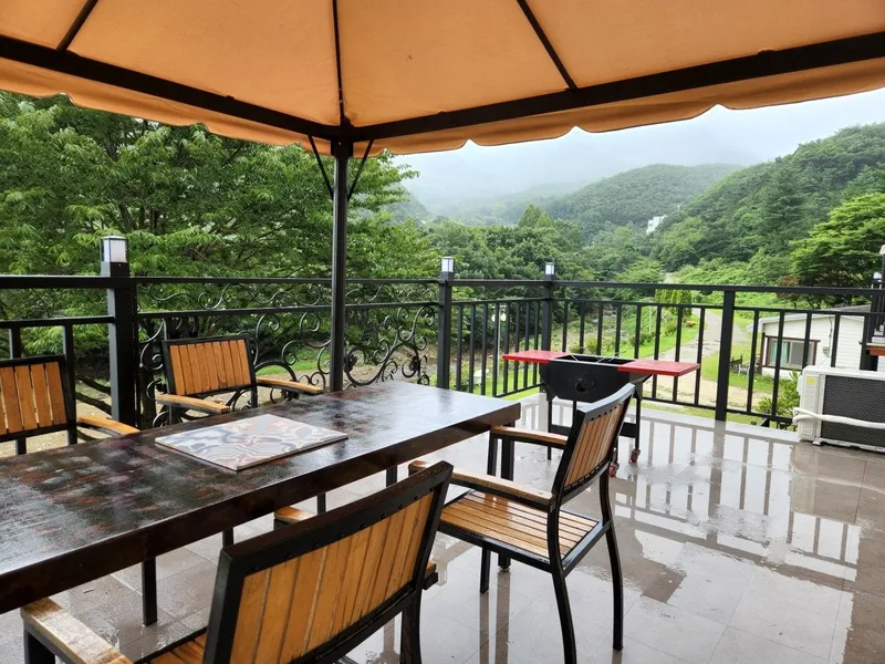 [충남 논산] 대둔산의 경치와 수락저수지가 펜션안에 있는 시골살기 예실2 6