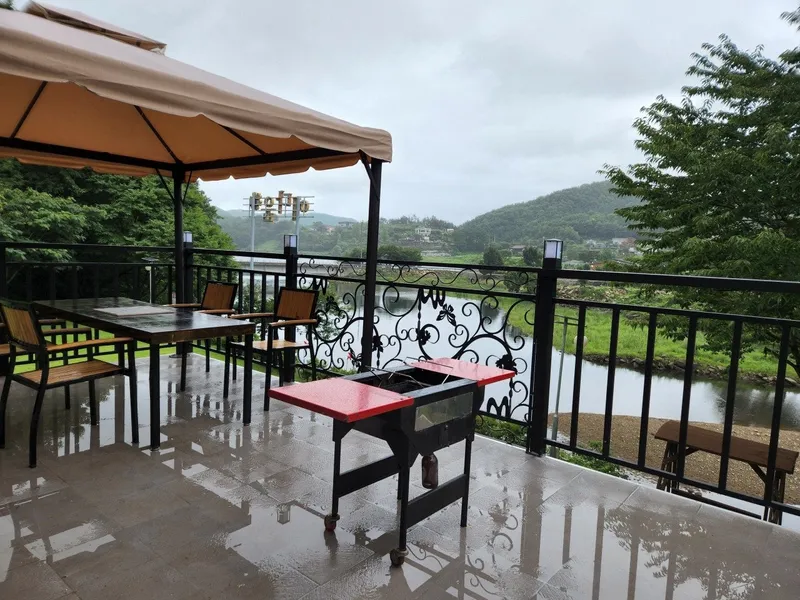 [충남 논산] 대둔산의 경치와 수락저수지가 펜션안에 있는 시골살기 예실2 7