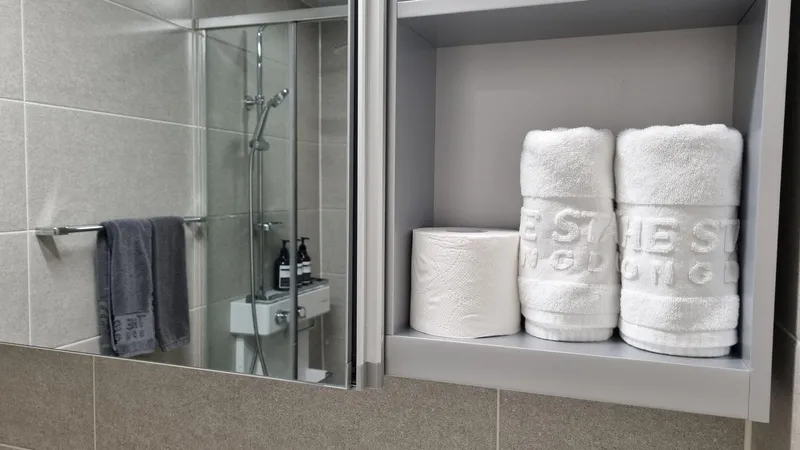 [Yeonsu, Incheon][Incheon Songdo] High-rise Moonlight Festival Park, 3-minute walk from subway, Netflix, hotel bedding 22