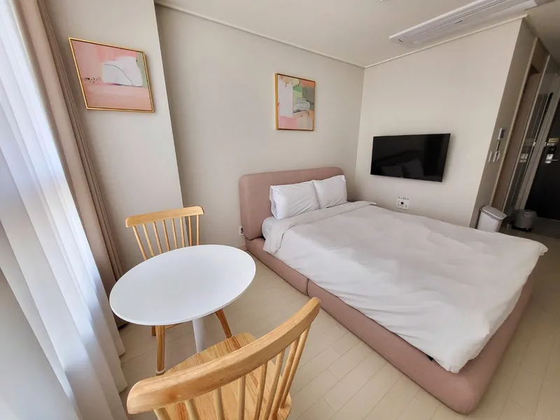 [Yeonsu, Incheon][Incheon Songdo] High-rise Moonlight Festival Park, 3-minute walk from subway, Netflix, hotel bedding 4