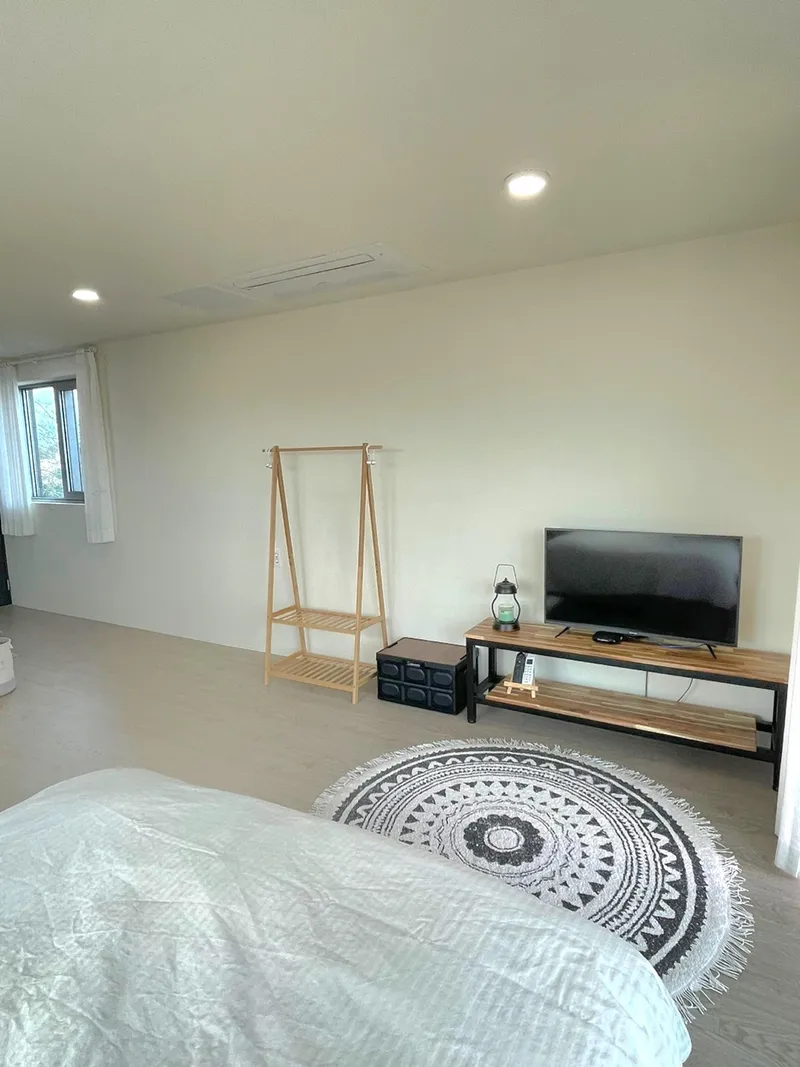[Gujwa, Jeju] Enjoying a fire pit on a private terrace/2nd floor one-room (Ville) 3