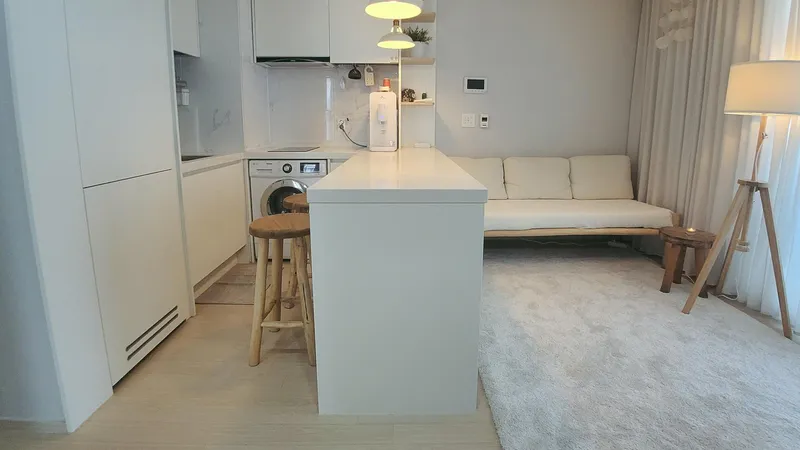 [Yangyang] Right in front of Dongsan Beach, 15th floor, perfect ocean view 1 second, two rooms 19