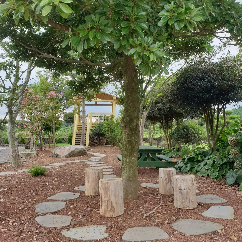 [Gujwa, Jeju] Enjoying a fire pit on a private terrace/2nd floor one-room (Ville) 12