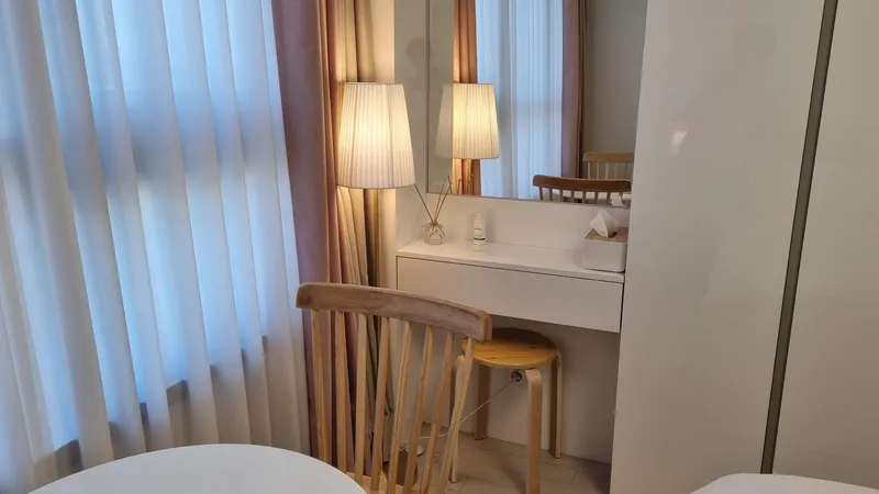 [Yeonsu, Incheon][Incheon Songdo] High-rise Moonlight Festival Park, 3-minute walk from subway, Netflix, hotel bedding 17