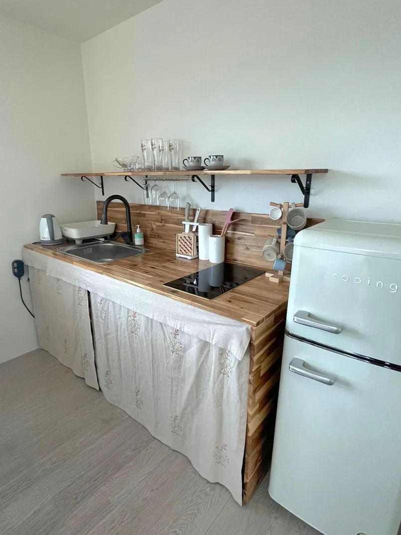 [Gujwa, Jeju] Enjoying a fire pit on a private terrace/2nd floor one-room (Ville) 4