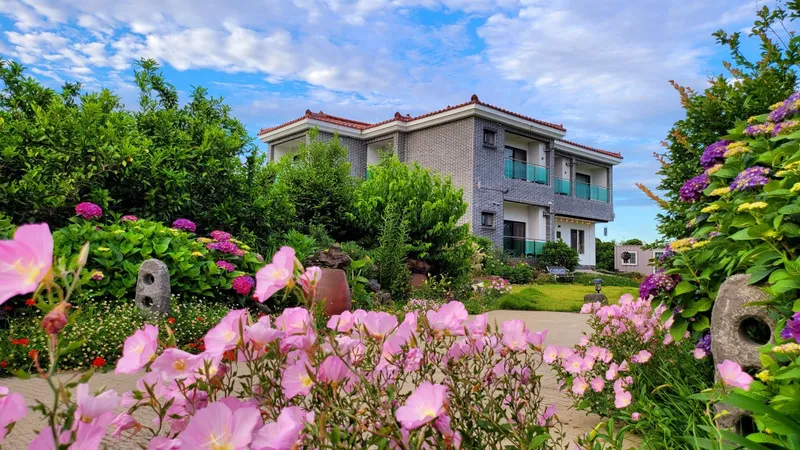 [Namwon, Seogwipo] 13 pyeong Flower Healing Pension, 5 minutes walk from the sea in the tangerine orchard in Namwon-eup 11