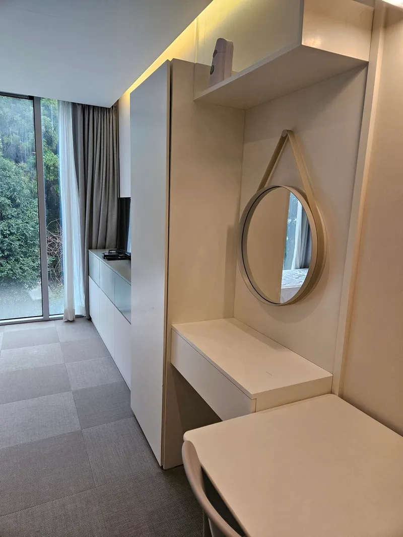[Topyeong-dong, Seogwipo] P2 Taktwin Full-length glass healing twin bed half-forest forest forest forest view 9