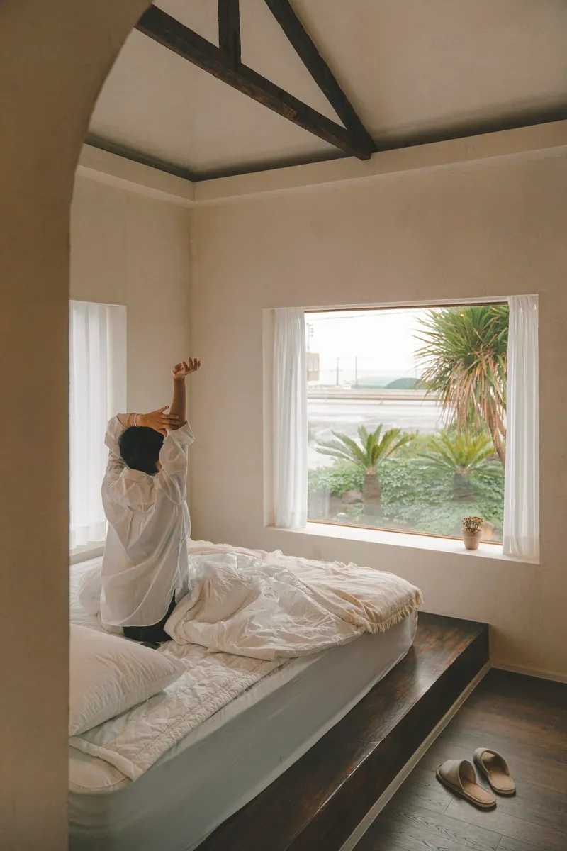 [Hangyeong, Jeju] Panpo Port, a sentimental old house with a view of windmills on the sea 7