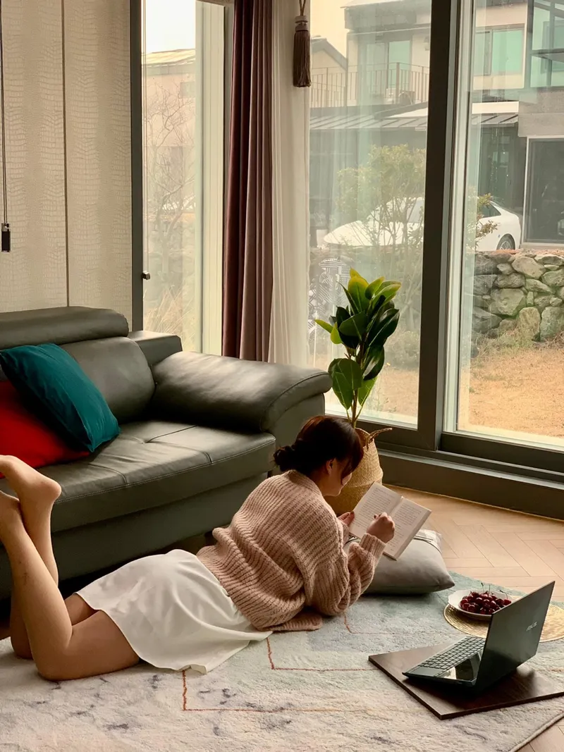 [제주 애월] #넓은 독채 #잔디마당 #바베큐데크 #복층 #가까운오름 2 33