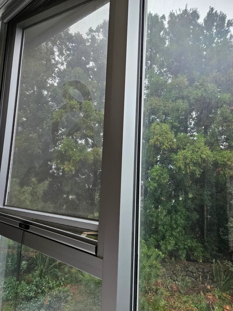 [Topyeong-dong, Seogwipo] P2 Taktwin Full-length glass healing twin bed half-forest forest forest forest view 7