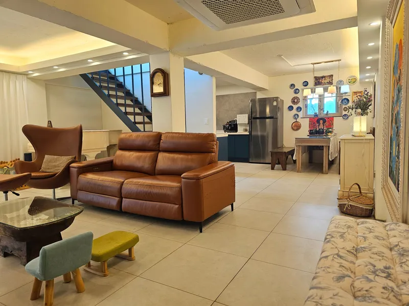 [Namwon, Seogwipo] 2-story detached house. Spacious yard. Ocean view. Jacuzzi. Three-room. BBQ. Foot volleyball. Pets 14