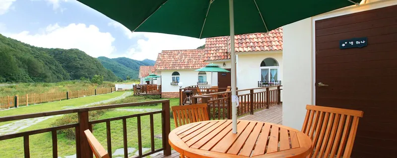 [Hongcheon] Two-story villa-type stay with a walking path #yard 15