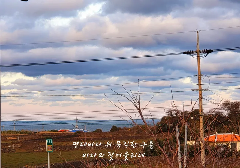 [Gujwa, Jeju] Pyeongdae Sea View Oreum View One Room Stay #201 14