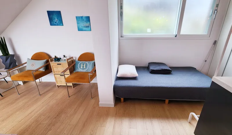 [Hallim, Jeju] 5 minutes by car from Hyeopjae, Geumneung, and Biyangdo, a two-story, stone-walled townhouse 20