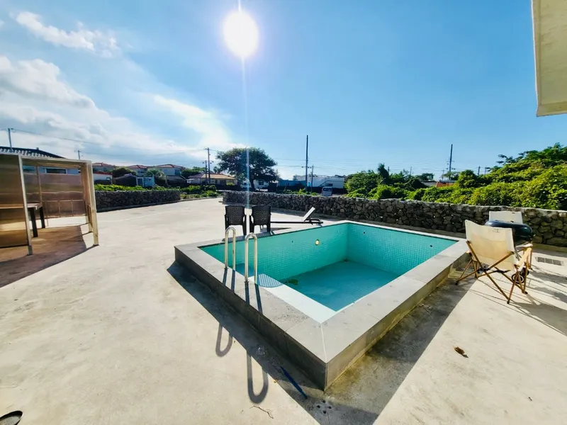 [Hangyeong, Jeju][Panpo] Super Special Price_ Panpo Port Private Duplex with Spacious Yard, Swimming Pool, and BBQ Zone 77