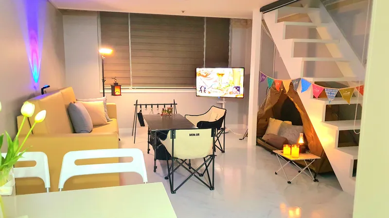 [Goyang] Sky View 1. Ilsan downtown camping space officetel duplex free parking 15