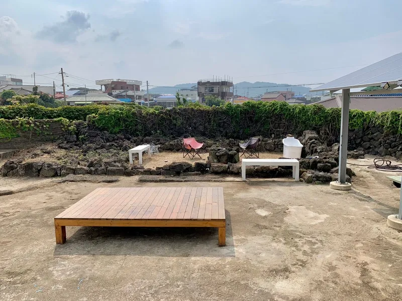 [제주 조천][북촌포구]바다거리 5초_트렌드 촌캉스 넓은마당 불멍,문어통발,낚시가능 100