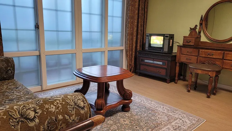 [Aewol, Jeju] 40-pyeong duplex, 3 bedrooms, 2 bathrooms, lawn yard, BBQ, convenience store 10 seconds away 6