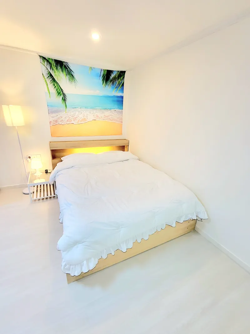 [Suyeong, Busan] 3 minutes from Gwangan Station, a beautiful and happy home with a class A queen bed and large TV~ 6