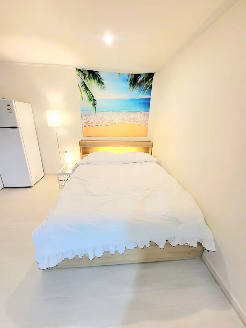 [Suyeong, Busan] 3 minutes from Gwangan Station, a beautiful and happy home with a class A queen bed and large TV~ 4
