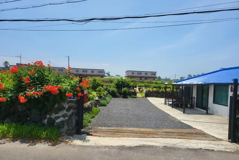 [Gujwa, Jeju] Woljeong Olle-gil Farmhouse #Wide Yard #Camping #5 Minutes to the Beach #Stone Wall #Parking Lot 13