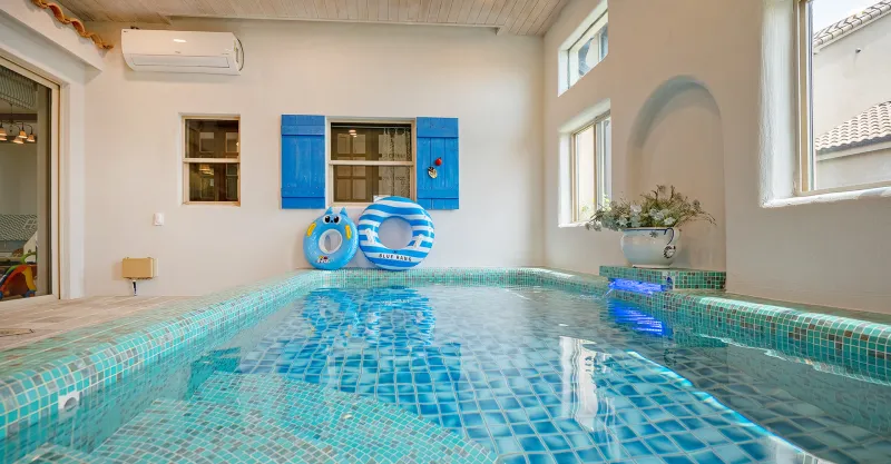 [Andeok, Seogwipo] 3-Story European-Style Kids' Private House with Indoor Heated Swimming Pool and Attic 22